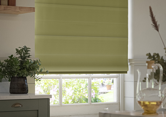 Ascot, Muted Green - Roman Blind - Image 5